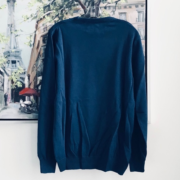 Men’s 100% Turkish Cotton Crew Neck Sweater - Picture 3 of 4